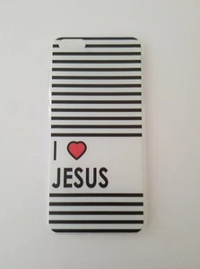 Religious Faith Scripture For Iphone 6 6s Plus Case Cover I Love Jesus - Picture 1 of 5