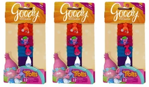 Goody Hair Ties For Girls Colorfull Ouchless Trolls Movie Characters Pack of 36 - Picture 1 of 4