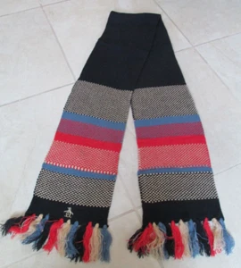 NWT Original Penguin by Munsingwear Mens Knit Winter Scarf Multi - Picture 1 of 3