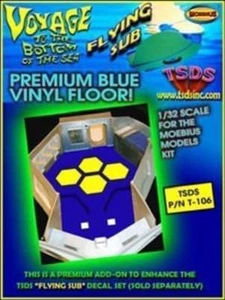 TSDS 106 x 1/32 Flying Sub Vinyl Floor Upgrade Kit for Moebius - Picture 1 of 1