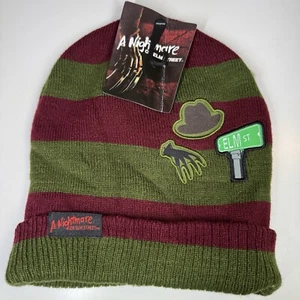 Nightmare on Elm Street Freddy Krueger Horror Cuff Beanie Hat NWT - Picture 1 of 8