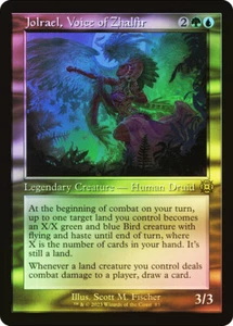 Cuadro retro MTG FOIL Jolrael, Voice of Zhalfir - March of the Machine: The - Imagen 1 de 1