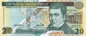 Honduras 20 Lempiras 2000 Pick 83 UNC - Picture 1 of 2