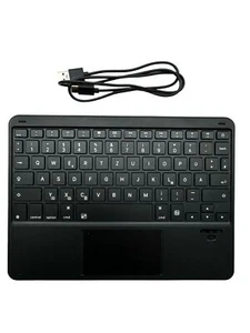 Emetok Deutsche Bluetooth Tastatur für iPad Air/iPad Pro/Mini/iPad 10,9/10,2/9,7 - Bild 1 von 4