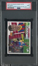 2013-14 Panini Liga Este BBVA Ultimos Fichajes Stickers #1 Neymar PSA 9 - POP 5
