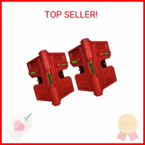 2 Pack Folding Magnetic Post Level for Pipe, Post and Beams Leveling - Picture 1 of 2