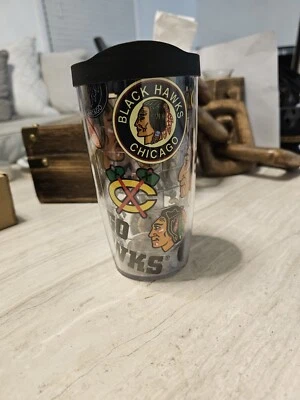 Vaso Tervis Chicago Blackhawks 16 oz, vaso aislante de doble pared, hecho en EE. UU. Foto 1 de 4