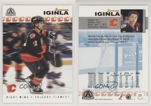 2001-02 Pacific Adrenaline Retail Jarome Iginla #25 HOF
