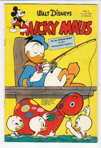 Micky Mous 1960 n.o 25 cuaderno original antiguo ¡en buen a moderado estado! - Imagen 1 de 5