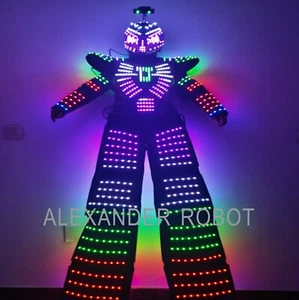 full Light Robot Costume  Suits -Included Laser Gloves included shipping - Picture 1 of 6