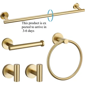 Towel Bar Bathroom Accessories Set - Picture 1 of 5