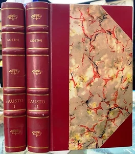 (Letteratura) FAUSTO -TRAGEDIA DI WOLFANGO GOETHE -Tradotta da A. Maffei -2 VOL. - Imagen 1 de 3