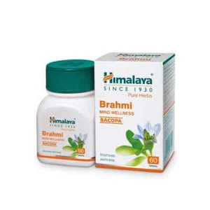 Himalaya Wellness Pure Herbs Brahmi Mind Wellness |Improves Alertness Pack Of 60 - Picture 1 of 6