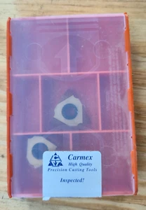 Carmex Carbide Threading Inserts 27V ER 4 ABUT MXC  Partial Pack 2 Count - Picture 1 of 6