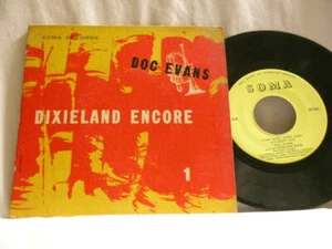 DOC EVANS Dixieland Encore Volume 1 Hal Runyon Soma 7" 45 rpm EP - Picture 1 of 2