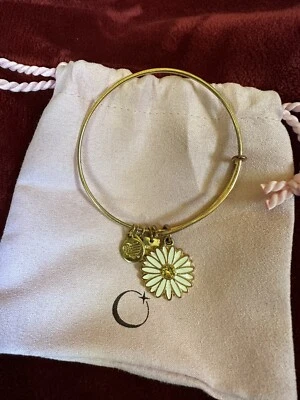 Pulsera Alex and Ani Daisy Charm CON Bolso Rosa! Foto 1 de 4