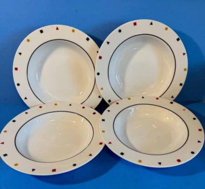 Sasaki "ELEMENTOS" Japón ~ Juego de 4 ~ Cuencos de Sopa ~ 9" Foto 1 de 3