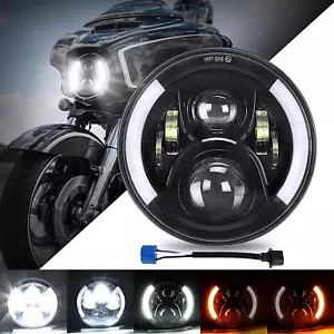 7 Inches LED Motorcycle Headlight for Touring Road King Ultra Classic Electra St - Picture 1 of 9