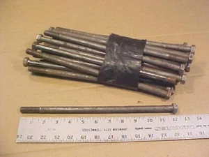 25 neue NOS 1/2" x 12" Sechskantschrauben Fundament Anker Rahmen SAE Zoll - Bild 1 von 1