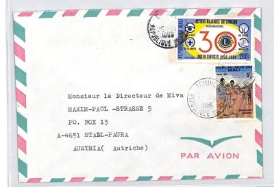 Cubierta MALI *Tominian* MISIONERO MIVA correo aéreo Austria 1989 CA221 Foto 1 de 3