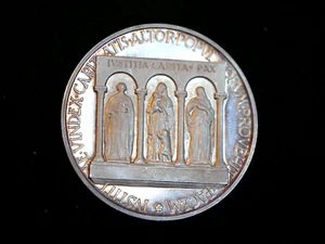 m263_Medaglia Papa PIO XII Straordinaria 1956 Mistruzzi - Argento FDC - Foto 1 di 2