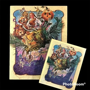 COMPLETE Vtg 1985 Disney Return to OZ 204 Pc Puzzle Tik-Tok Jack Pumpkinhead - Picture 1 of 7