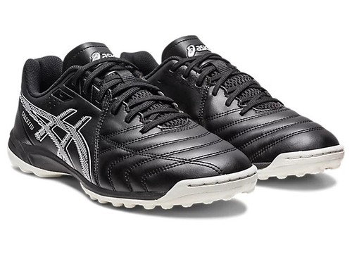 ASICS CALCETTO WD 9 TF ""LARGHE"" 1113A038 001 Scarpe da futsal bianche nere
