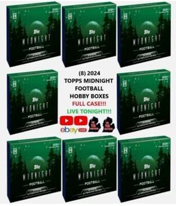 Las Vegas Raiders Break #560 Topps MIDNIGHT x8 2024 Hobby Box Full Case - Picture 1 of 1