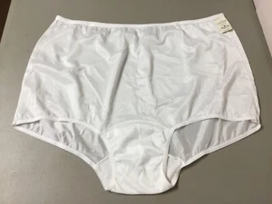 NWT 1 USA Made Old Stock Nancy King Nylon Full Panty Size 15 White #149W - Picture 1 of 2