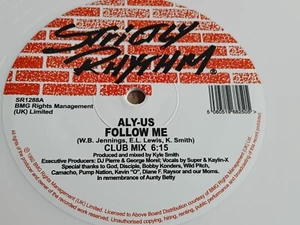 ALY US - FOLLOW ME 12" 2020 UK RE WHITE VINYL NEW - Picture 1 of 6