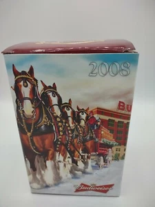 2008 Budweiser Holiday Stein Clydesdales 75th Anniversary - Picture 1 of 6
