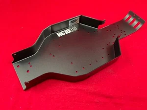 Team Associated RC10DS 40th ALUMINUM BLACK CHASSIS TUB RC10  ds RC10T RC10CC - Picture 1 of 3