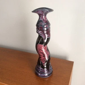 Studio Pottery by Dan Lasser - VERMONT Artisan Candle Holder or Vase - Modernist - Picture 1 of 5