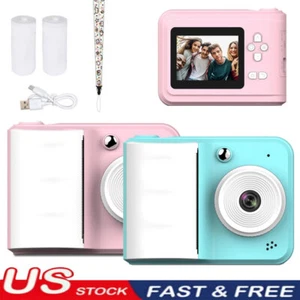 Kids Instant Print Camera Mini Thermal Printer HD Camera Christmas Gifts - Picture 1 of 14