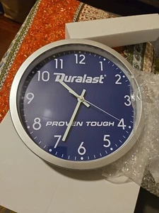 Duralast BLUE wall Clock Collector Item. Proven Tough. - Picture 1 of 7