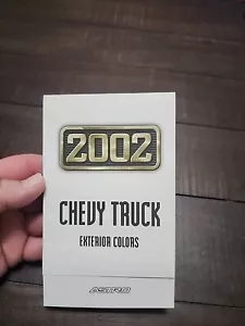 Chevrolet Astro 2002 colores exteriores literatura de ventas/folleto, Chevy - Imagen 1 de 6