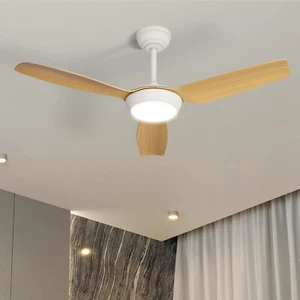 Vevare 52" Ceiling Fan DC Motor With Light Remote Control 5 Speed Fans Wood - Picture 1 of 10