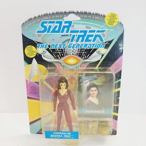1993 Playmates Toys Star Trek The Next Generation Counselor Deanna Troi Figure - Picture 1 of 6