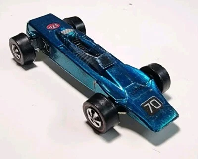 Vintage Hot Wheels Redline Grand Prix Aqua Lotus Turbine 1/64 Diecast - Image 1 of 4