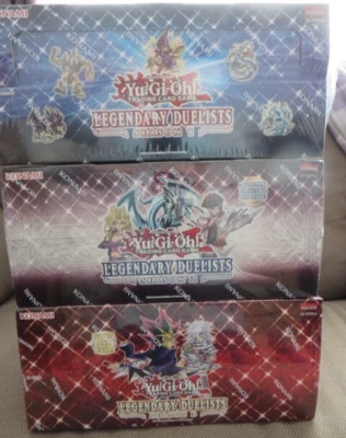 YuGiOh! Legendary Duelists Season 1 + 2 + 3 - NEU/Sealed Display = 8 Mini Boxen - Bild 1 von 4
