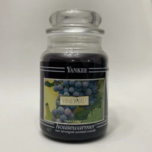 Yankee Candle Retired Vineyard Scent 22 Oz. Black Band RARE - Picture 1 of 5