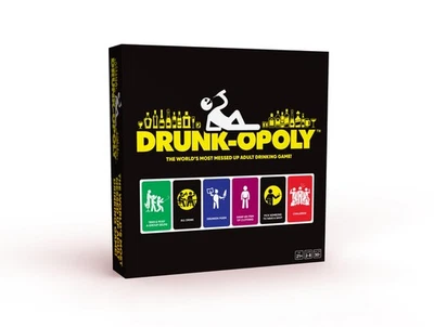 Drunk-opoly Drinking Board Game Party Game Adult Funny Fun Gift - Image 1 of 4