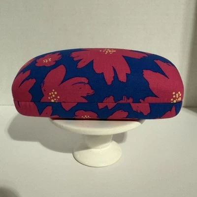 Vera Bradley Blue And Pink Hard Glasses Case - Image 1 of 3