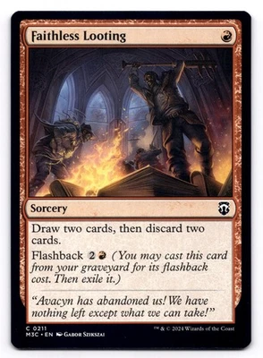 Faithless Looting NM Commander: Modern Horizons 3 0211 MTG Regular - Image 1 of 2