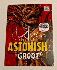 2016 Marvel Masterpieces What if? Autograph #38 Groot 10/10 NM/M Omega - Picture 1 of 3