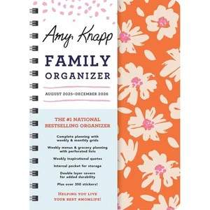 Sourcebooks, Amy Knapps Family Organizer 17 Month 2026 Engagement Planner, 9.13 - Picture 1 of 3