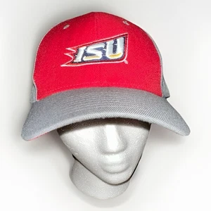 Cappello berretto Iowa State Cyclones Zephyr aderente 7 1/4 rosso cardinale grigio misto lana - Foto 1 di 7