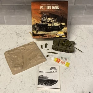 AURORA US ARMY GENERAL PATTON TANK WWII MILITARY BUILT MODEL KIT  Broken As-Is - Picture 1 of 22