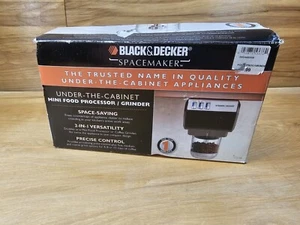 NEW! BLACK & DECKER SPACEMAKER MINI FOOD PROCESSOR/GRINDER  - Picture 1 of 6