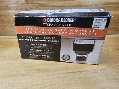 NEW! BLACK & DECKER SPACEMAKER MINI FOOD PROCESSOR/GRINDER  - Image 1 of 4